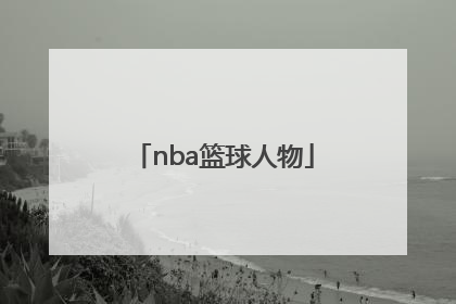 「nba篮球人物」NBA篮球人物介绍
